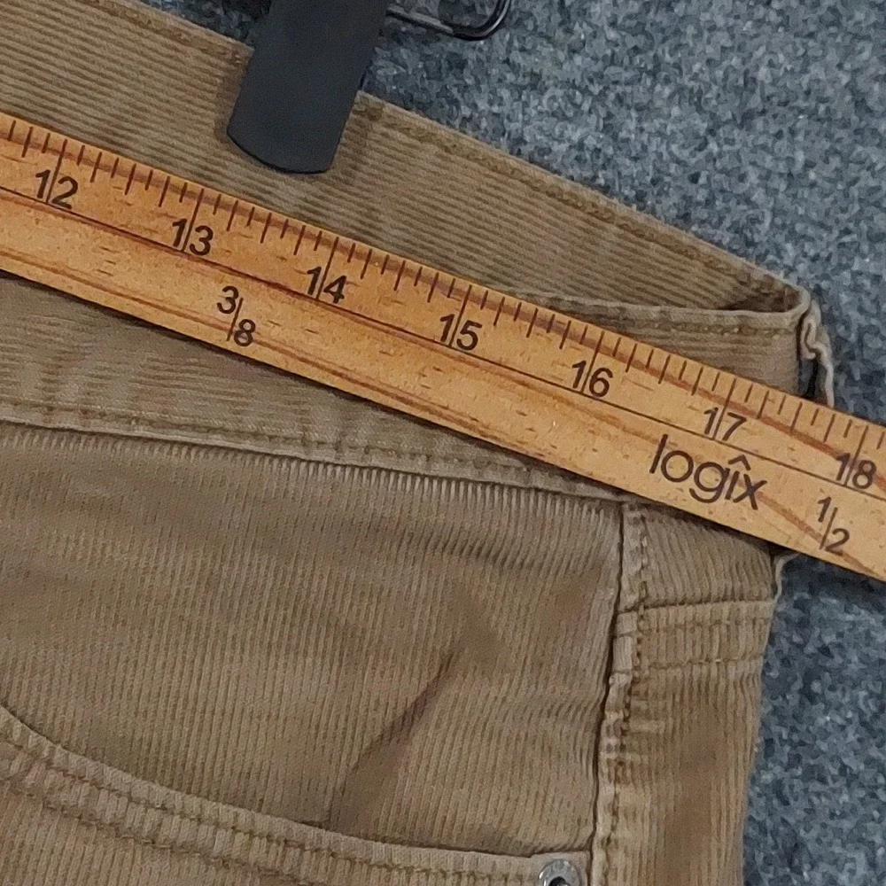 Banana Republic Corduroy Pants Mens 34x30 Dark Tundra Brown Slim Fit 559275-01